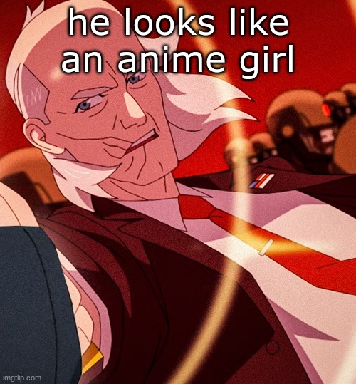 he looks like an anime girl | made w/ Imgflip meme maker