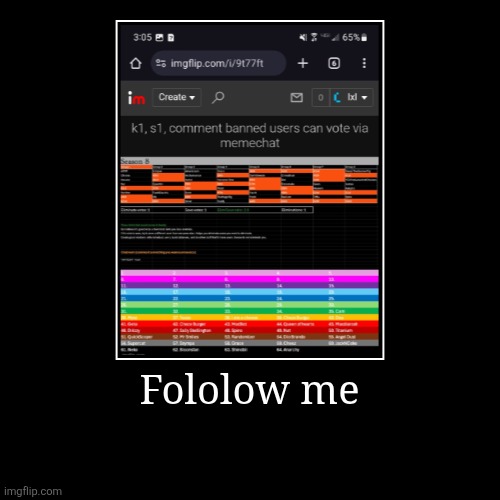 Fololow me | | image tagged in funny,demotivationals | made w/ Imgflip demotivational maker