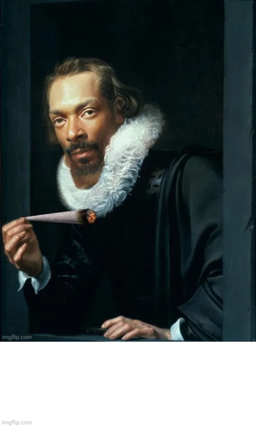 Snoop with a Blunt | image tagged in snoop dogg,weed,hits blunt,painting,portrait,too damn high | made w/ Imgflip meme maker