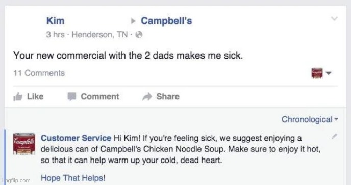image tagged in campbell's,soup,dads,heart,cold,dead | made w/ Imgflip meme maker