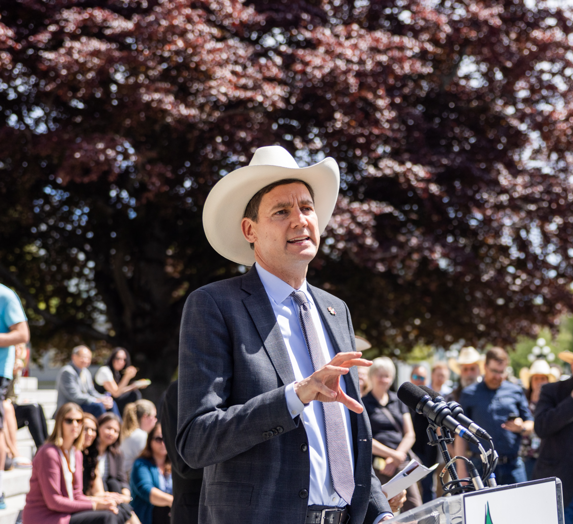 David Eby the Cowboy Blank Meme Template