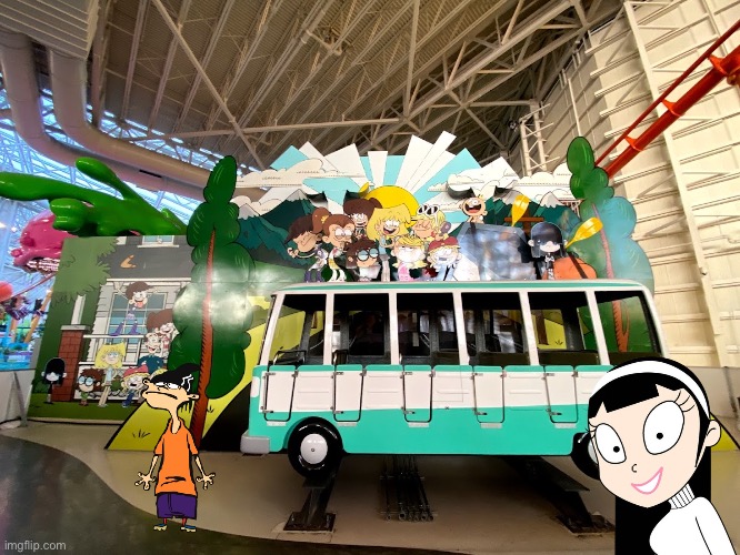 Eddalie Goes on a Road Trip | image tagged in ed edd n eddy,the loud house,cartoon network,lincoln loud,lori loud,theme park | made w/ Imgflip meme maker
