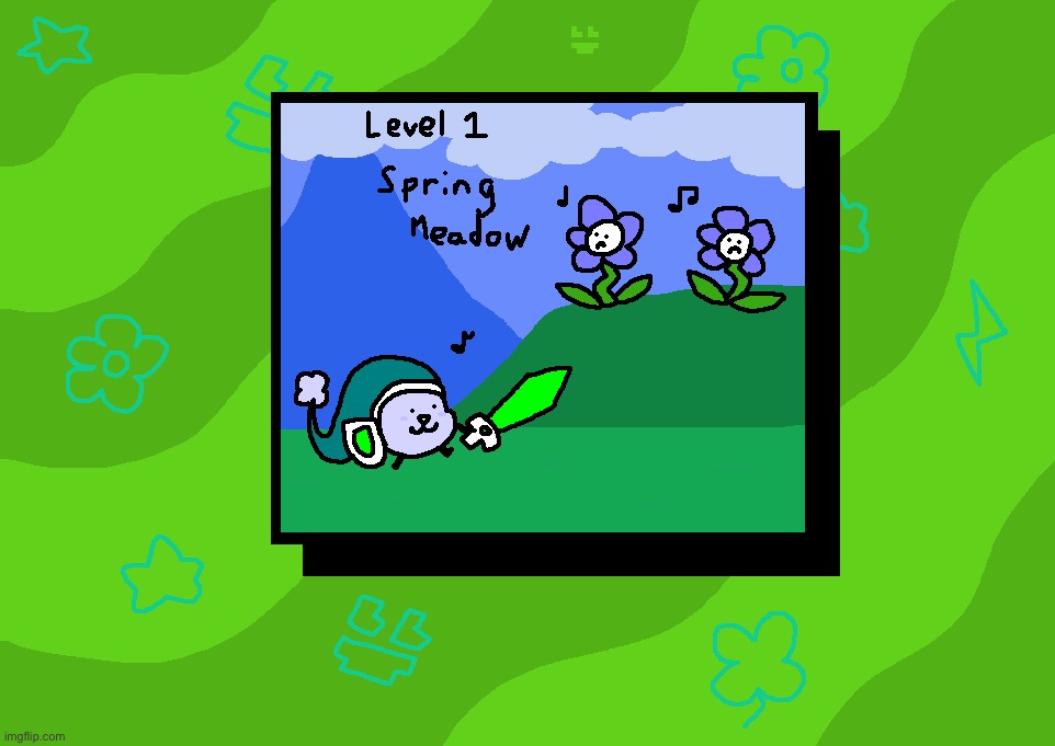 A title card inspired by Kirby’s adventure | made w/ Imgflip meme maker