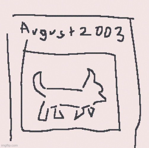 cant draw animals for the life of me but my father always has a picture like this sitting on his desk. always maks me feel sad | made w/ Imgflip meme maker