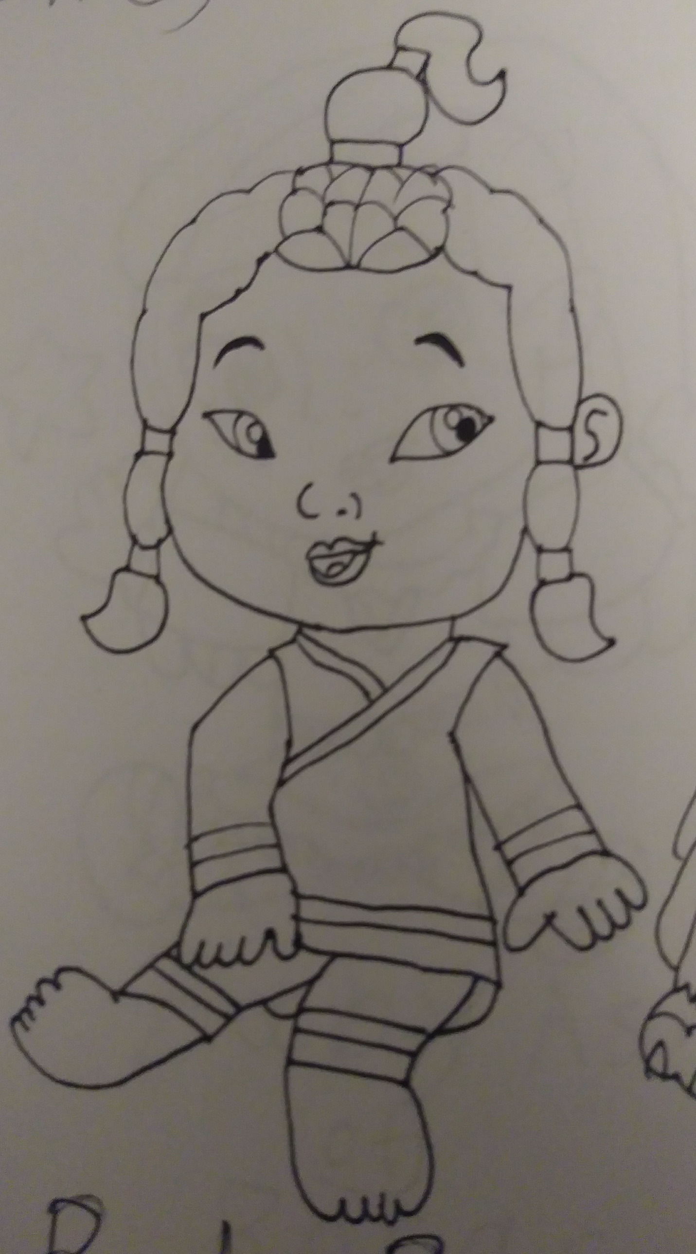Baby Raya of Heart Blank Meme Template