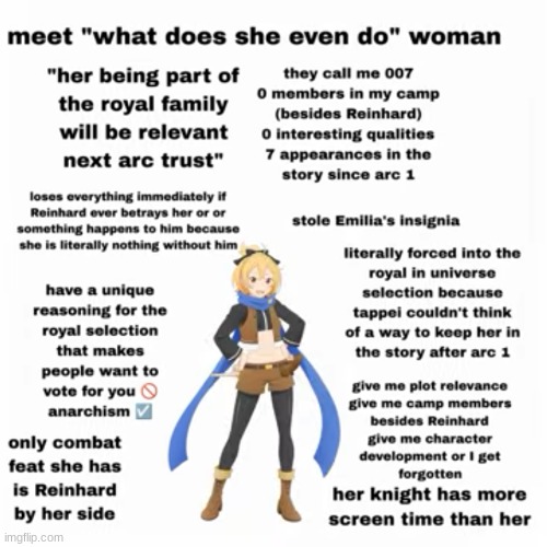 image tagged in re zero,felt | made w/ Imgflip meme maker