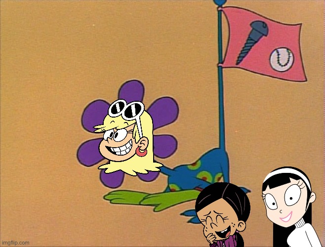 Leni is totes a screwball | image tagged in daffy duck screwball,the loud house,looney tunes,cartoon network,ronnie anne santiago,ed edd n eddy | made w/ Imgflip meme maker