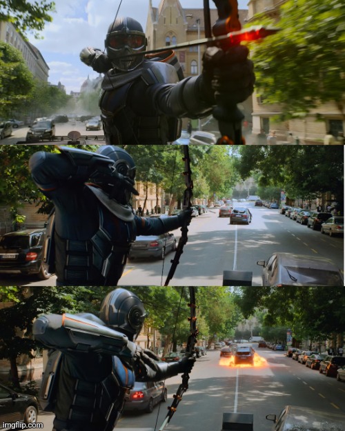 taskmaster antonia arrow and black widow car | image tagged in taskmaster antonia arrow and black widow car | made w/ Imgflip meme maker
