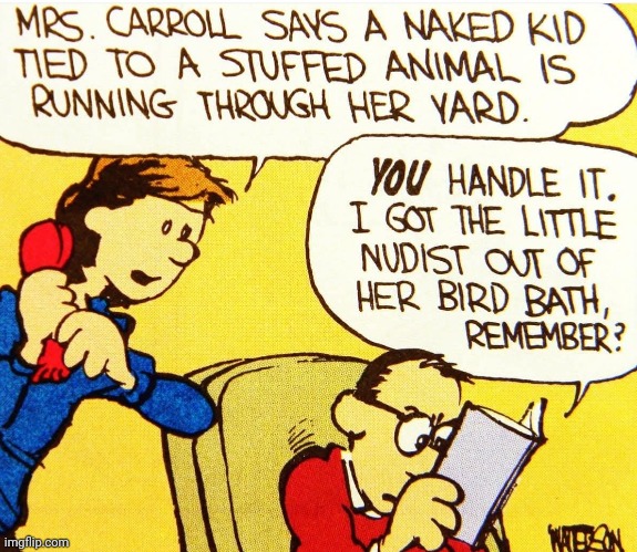 My Favorite | image tagged in calvin and hobbez | made w/ Imgflip meme maker