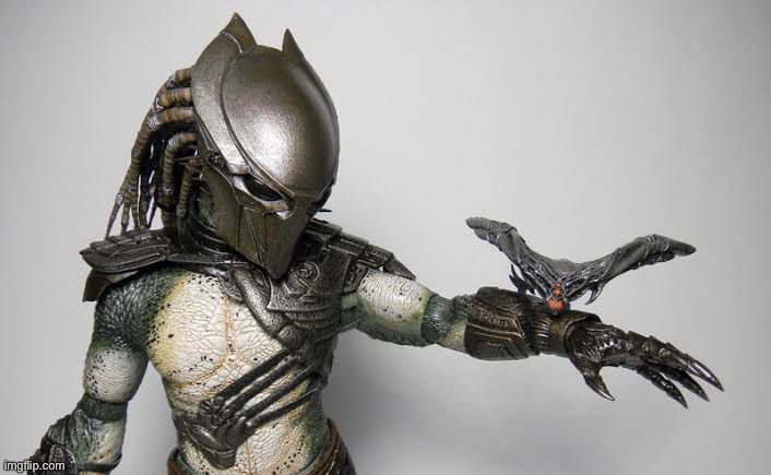 He is asking the falcon to steal your balls | image tagged in predator,memes,shitpost,action figure | made w/ Imgflip meme maker