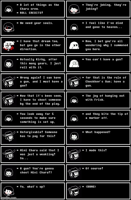 SALOT as the Chara crew! | image tagged in salot,undertale,chara generations,saft | made w/ Imgflip meme maker