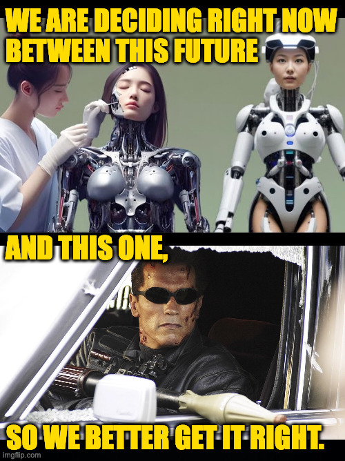What would you guys do without me? | WE ARE DECIDING RIGHT NOW
BETWEEN THIS FUTURE; AND THIS ONE, SO WE BETTER GET IT RIGHT. | image tagged in memes,choices,come with me if you want to live | made w/ Imgflip meme maker