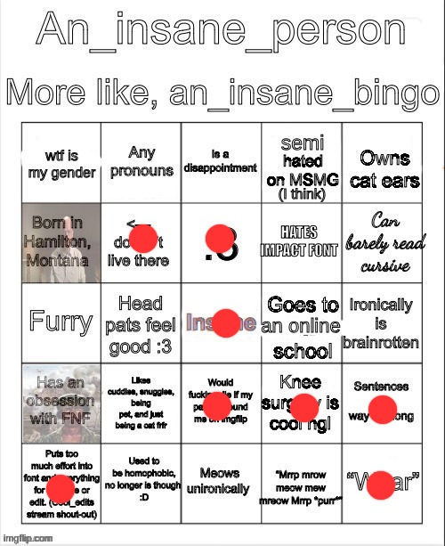 an insane bingo (April 2025) | image tagged in an insane bingo april 2025 | made w/ Imgflip meme maker