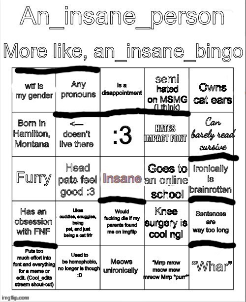an insane bingo (April 2025) | image tagged in an insane bingo april 2025 | made w/ Imgflip meme maker
