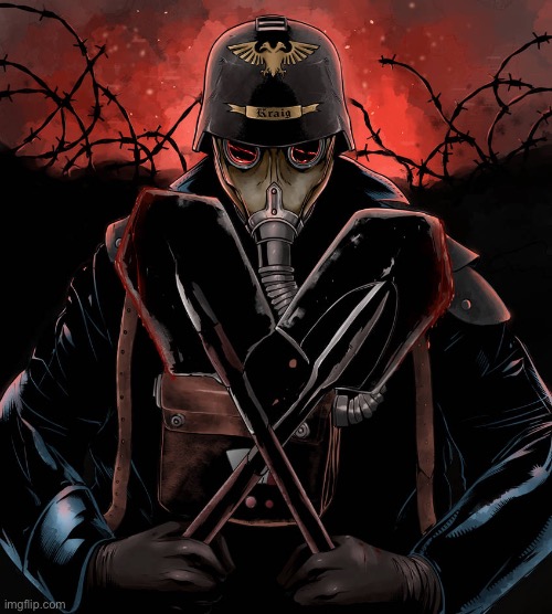 Death Korps of Krieg crossed shovels | image tagged in death korps of krieg crossed shovels | made w/ Imgflip meme maker