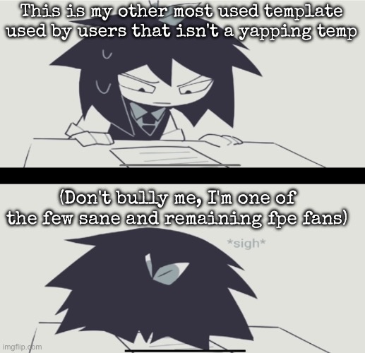 I know YCI is about to crashout | This is my other most used template used by users that isn't a yapping temp; (Don't bully me, I'm one of the few sane and remaining fpe fans) | image tagged in abbie struggling with homework,msmg | made w/ Imgflip meme maker