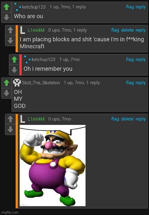 I don't feel like posting two separate images so have both in one | image tagged in comment,comments | made w/ Imgflip meme maker