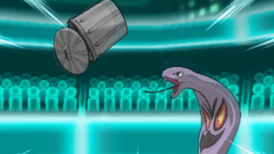 Pokemon trash can Blank Meme Template