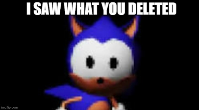i saw what you deleted rewrite | image tagged in i saw what you deleted rewrite | made w/ Imgflip meme maker