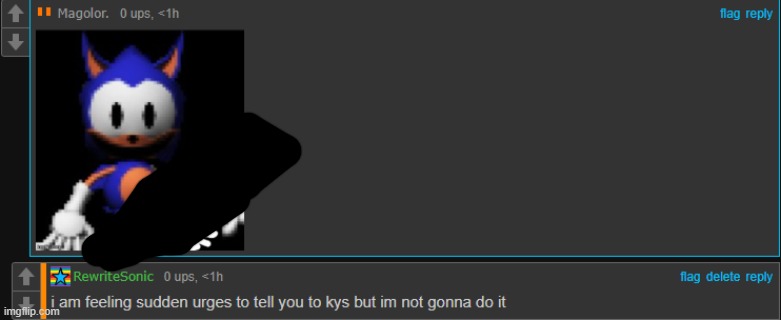 ban this bitch @magalor | image tagged in hi | made w/ Imgflip meme maker