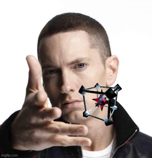 here, have a subspace tripmine | image tagged in eminem video game logic | made w/ Imgflip meme maker