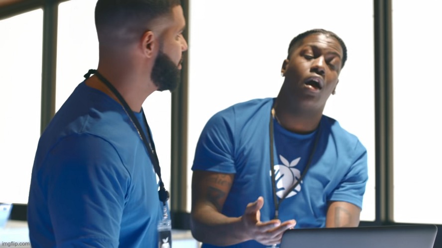 Drake Laptop | image tagged in drake laptop | made w/ Imgflip meme maker