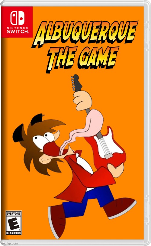 Albuquerque: The Game | image tagged in weird al yankovic,nintendo switch | made w/ Imgflip meme maker