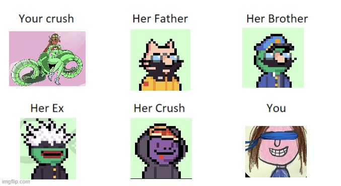 juhnnn | image tagged in your crush | made w/ Imgflip meme maker