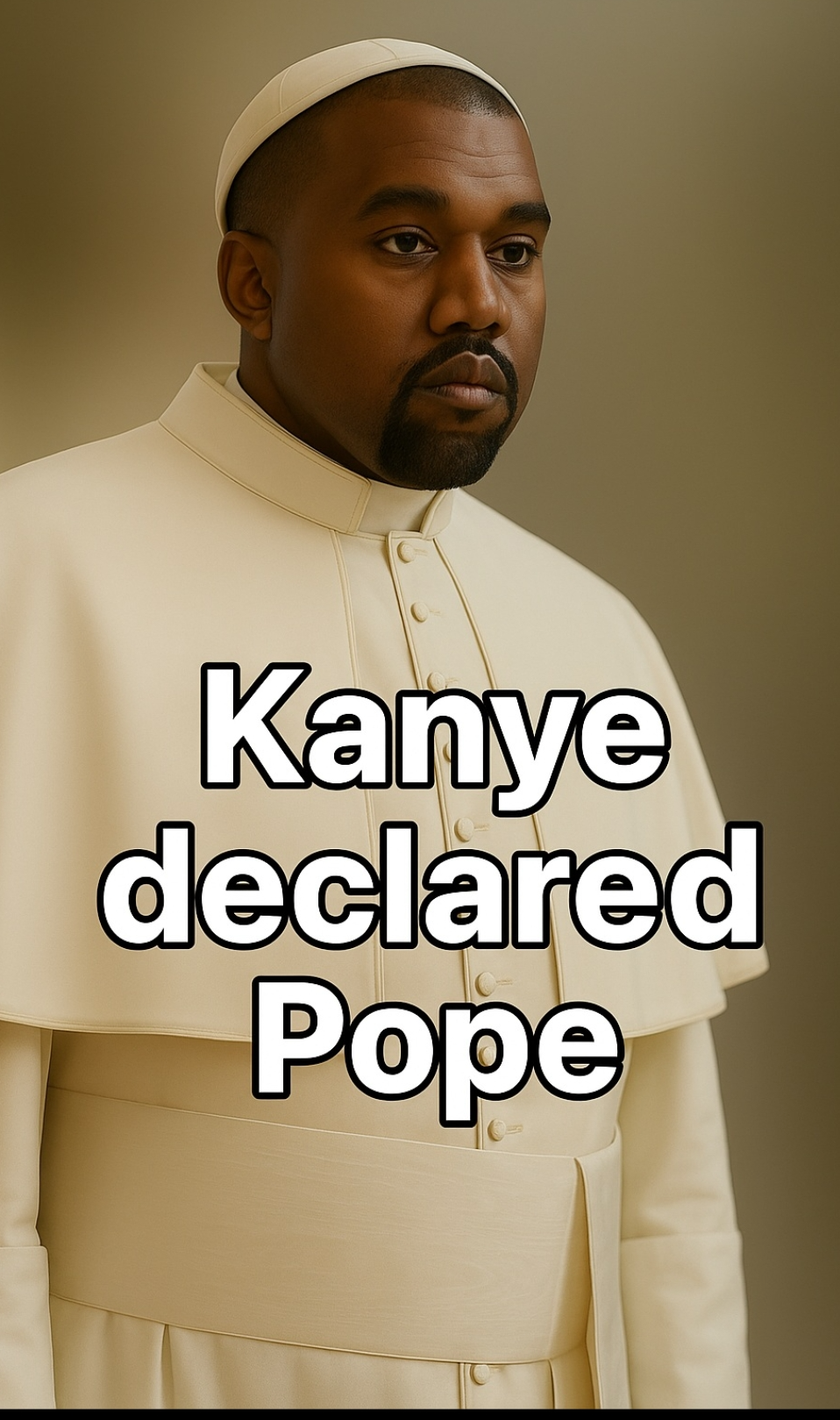High Quality Pope Ye Blank Meme Template