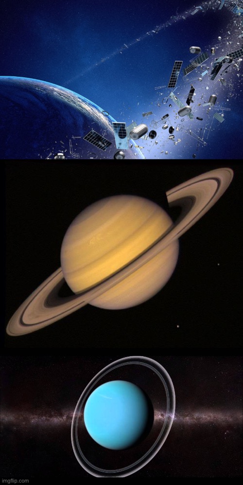 Top 3 favourite planets that have rings | image tagged in saturn,uranus | made w/ Imgflip meme maker