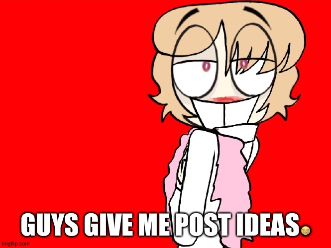 Sentipark | GUYS GIVE ME POST IDEAS😭 | image tagged in sentipark | made w/ Imgflip meme maker