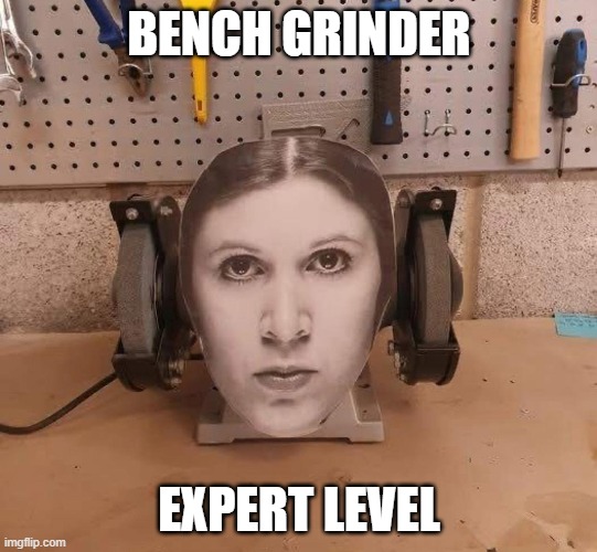 you're my only bench grinder | BENCH GRINDER; EXPERT LEVEL | image tagged in star wars | made w/ Imgflip meme maker