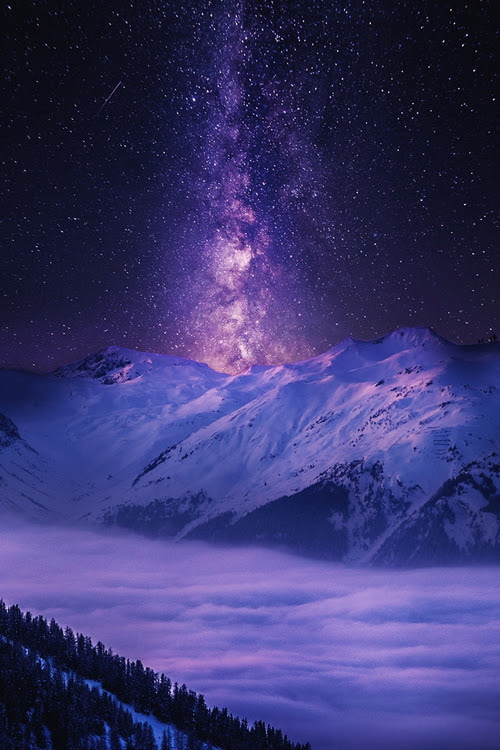 Iceland | image tagged in iceland,winter beauty,galaxy,purple,snow,perfection | made w/ Imgflip meme maker