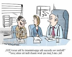 Smarmy Jerk Interview Boss Cartoon Blank Meme Template