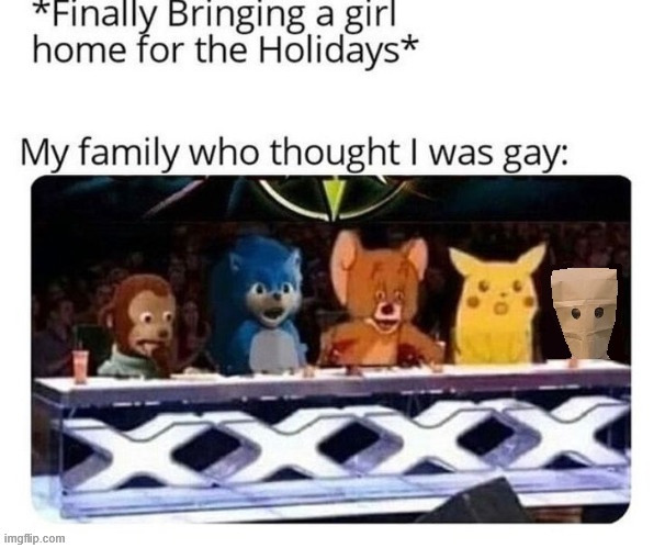 My family | image tagged in random,mee,dark humor,lattice climbing,climb,joke | made w/ Imgflip meme maker