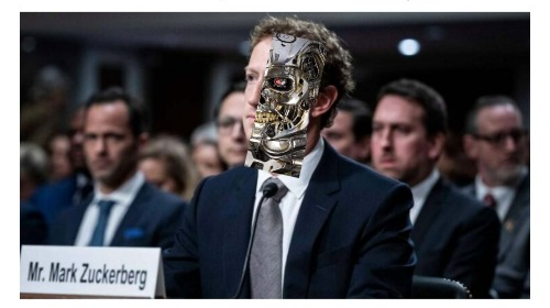 Mark Zuckerberg testifies Blank Meme Template