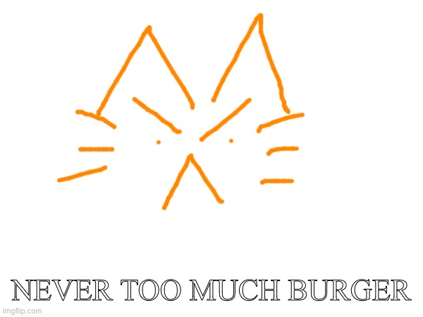 NEVER TOO MUCH BURGER | made w/ Imgflip meme maker