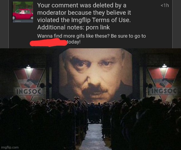 Can't even joke around about porn anymore | image tagged in 1984 | made w/ Imgflip meme maker
