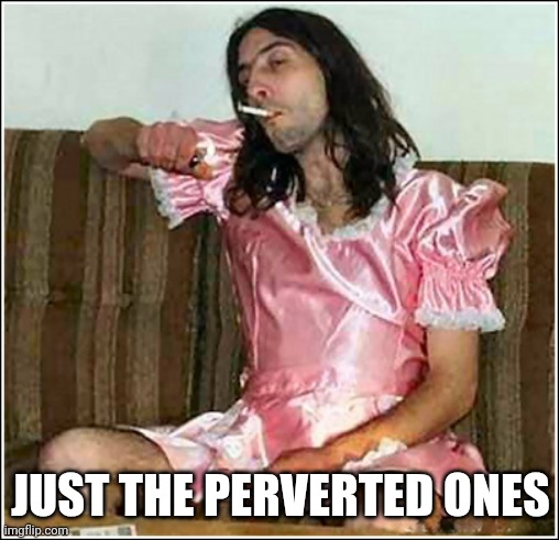 Transgender rights | JUST THE PERVERTED ONES | image tagged in transgender rights | made w/ Imgflip meme maker