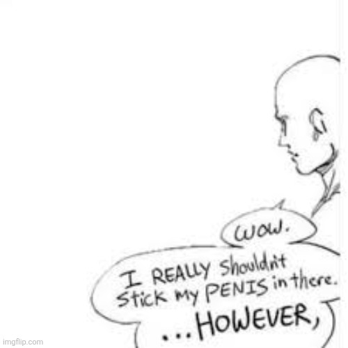 image tagged in wow i really shouldn't stick my- | made w/ Imgflip meme maker