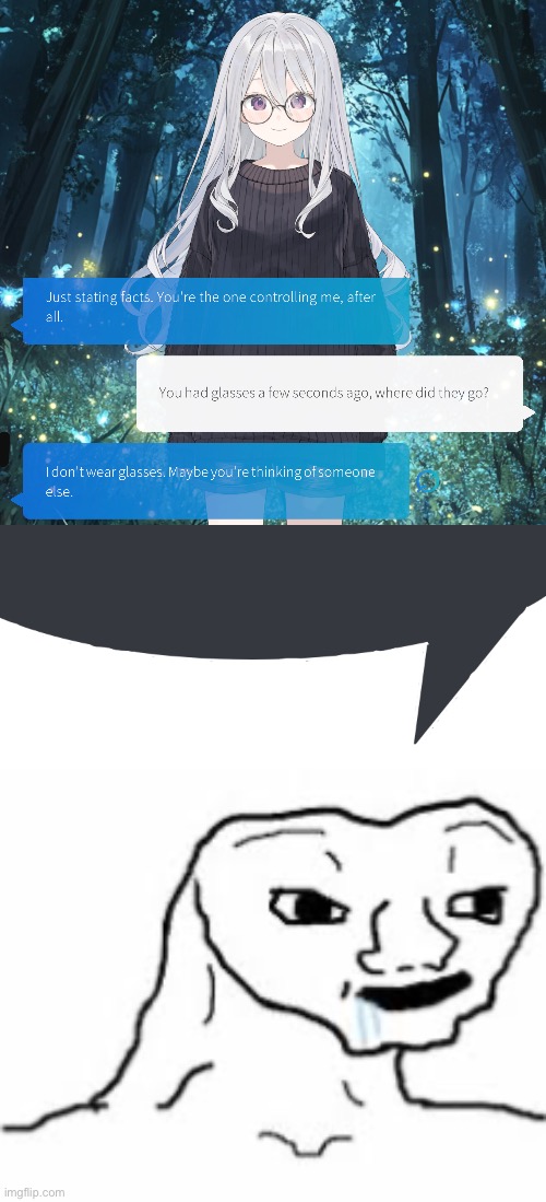 Don’t lie to me. | image tagged in discord speech bubble | made w/ Imgflip meme maker