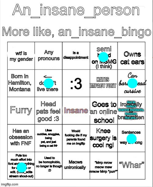 an insane bingo (April 2025) | Not in today's brainrot standards, however. But yes... | image tagged in an insane bingo april 2025,fresh memes | made w/ Imgflip meme maker