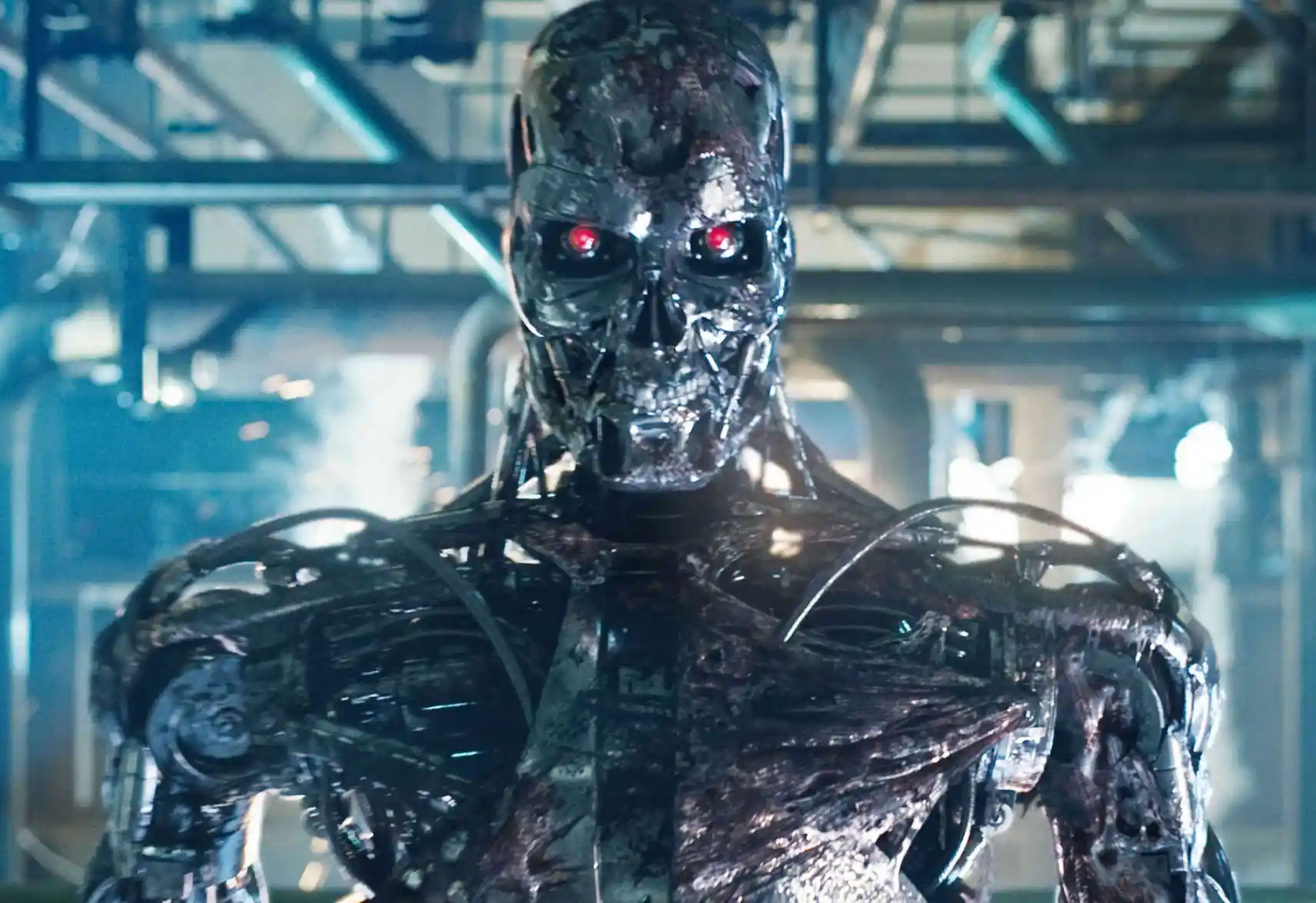 High Quality angry terminator Blank Meme Template