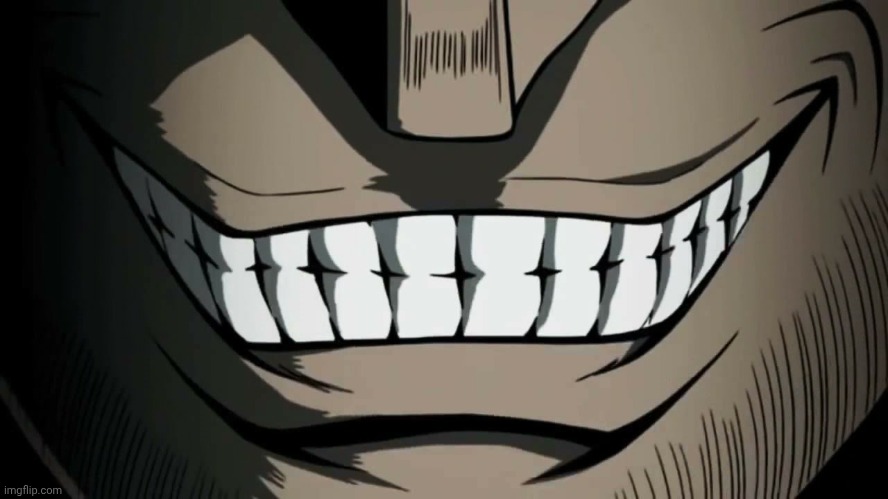 Hellsing Alexander Anderson smile | image tagged in hellsing alexander anderson smile | made w/ Imgflip meme maker