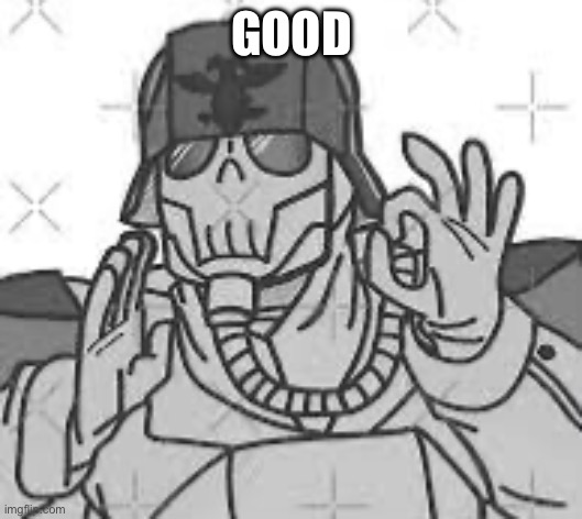 That’s nice krieger | GOOD | image tagged in that s nice krieger | made w/ Imgflip meme maker
