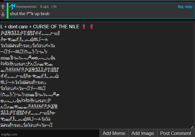 random comment of the day | image tagged in hi | made w/ Imgflip meme maker