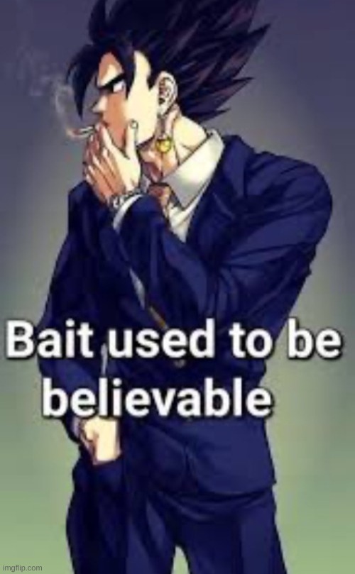 image tagged in bait used to be believable | made w/ Imgflip meme maker