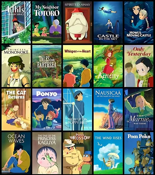 ghibli bingo Blank Meme Template