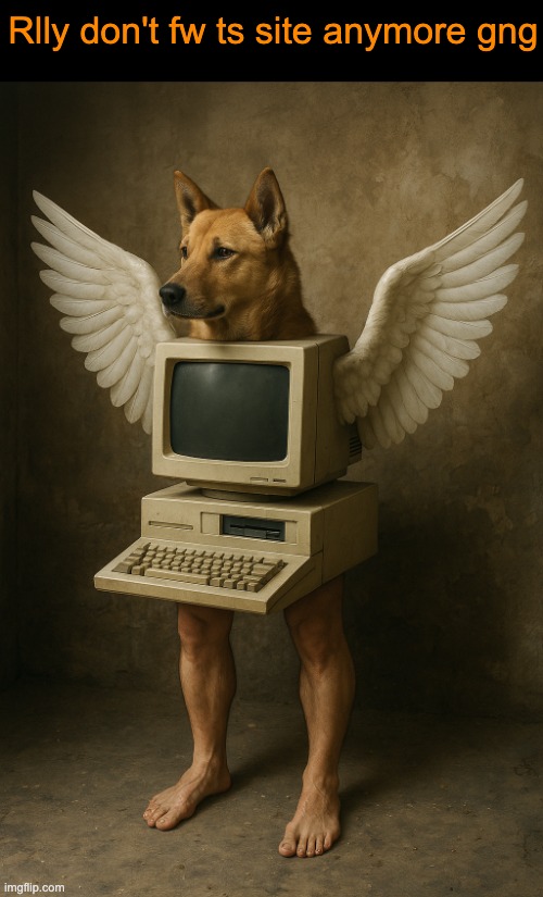 bye | Rlly don't fw ts site anymore gng | image tagged in oca monitor canina | made w/ Imgflip meme maker