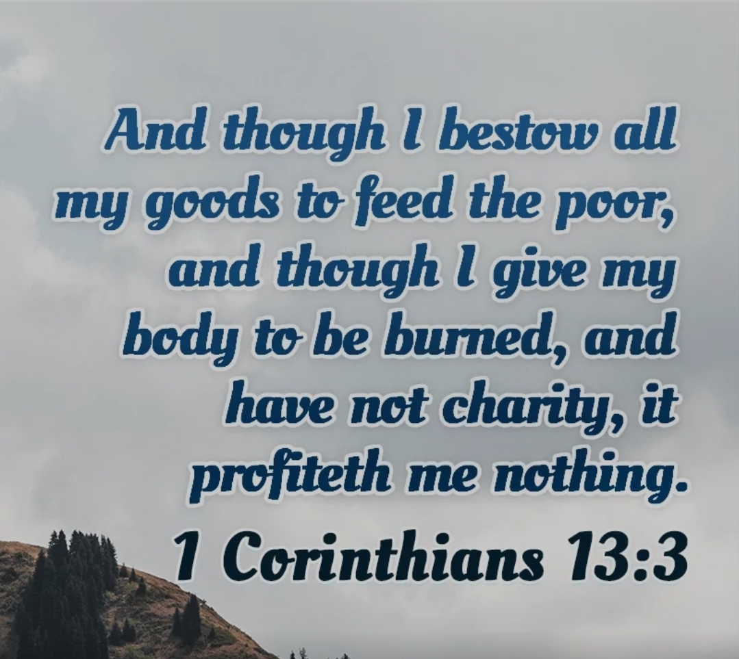 1 Corinthians 13:3 Blank Meme Template